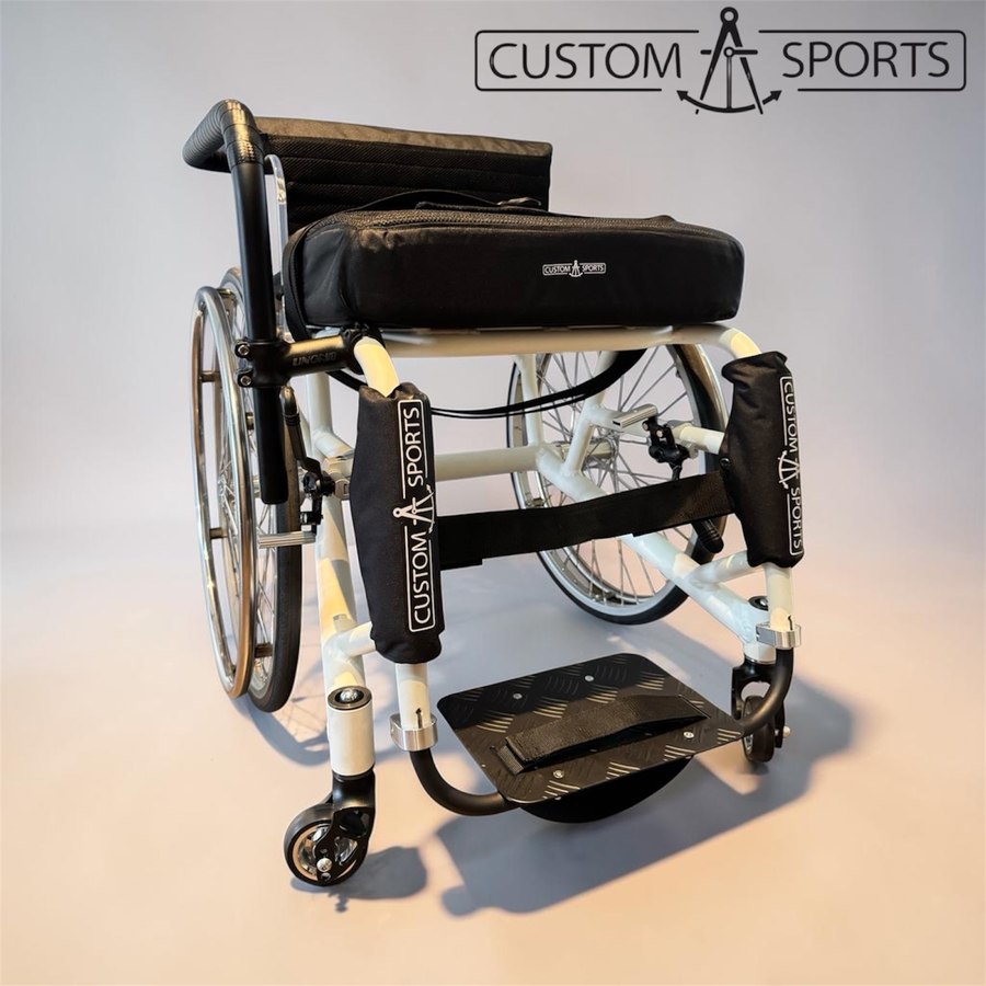 Custom Sports Fencing Wheelchair — 3/4 view