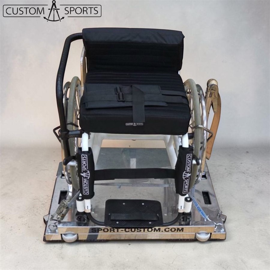 Fencing wheelchair — on competition frame